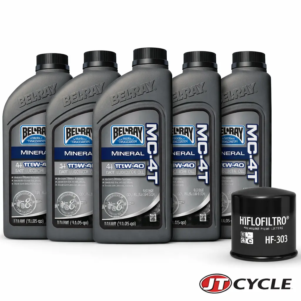 Kawasaki Concours Zg1400 08-21 Oil Change Kit Belray 10W-40 Hiflo Filter 1