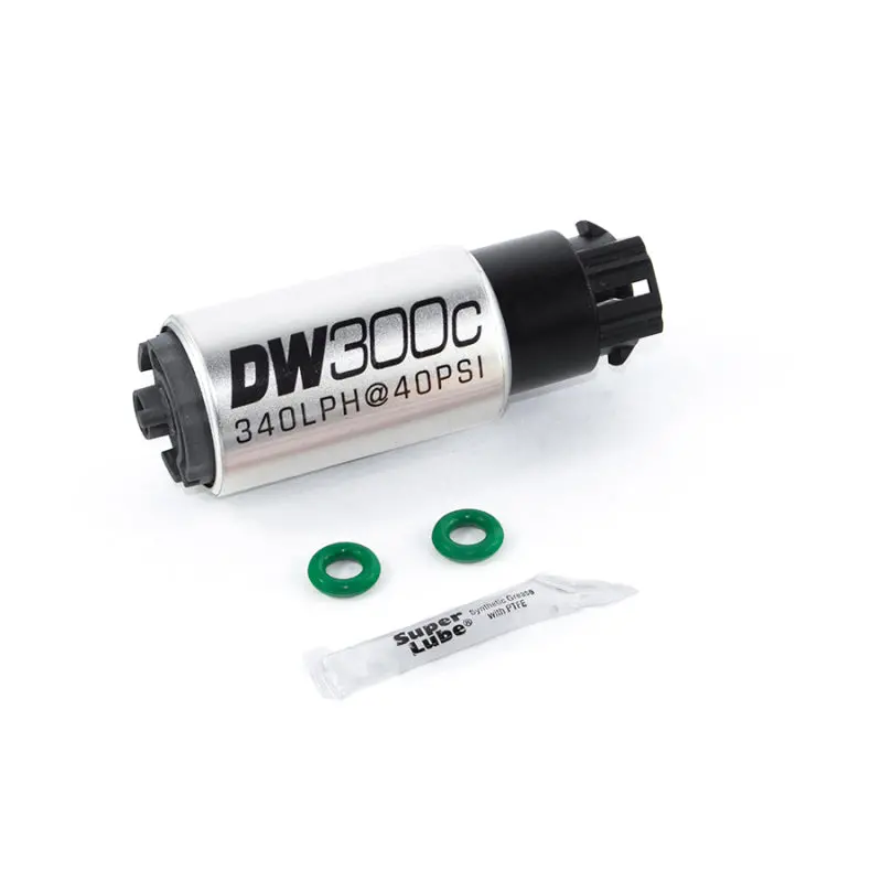 Deatschwerks Dw300C Compact Fuel Pump – 340 Lph, Includes 2008–2012 Gt-R Setup Kit (2 Required) 1