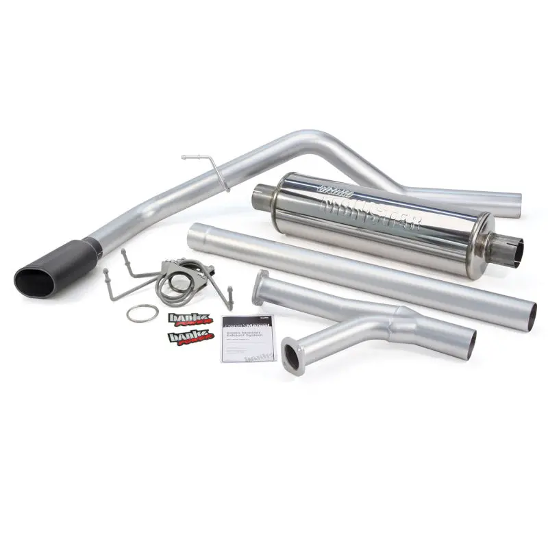 Banks Power | 2009-2019 Toyota Tundra 4.6L / 5.7L Dcmb / Cmsb Monster Exhaust System - Ss Single Exhaust With Black Tip *Discontinued* 1