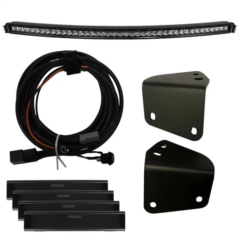 Rigid Industries | 2021+ Bronco Sport Roof Light Mount Kit - Fits 40 Inch Rds Sr-Series Curved Light Bar - Spot Beam 1