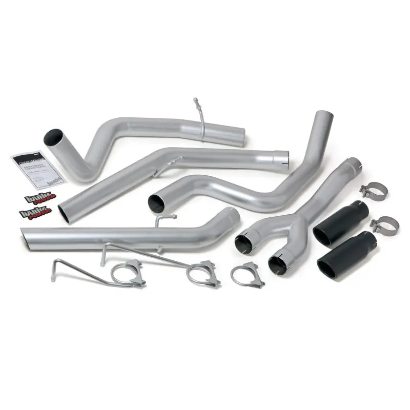 Banks Power | 2014-2019 Dodge Ram 1500 3.0L Ecodiesel Monster Exhaust System - 3 Inch Ss Dual Exhaust With Black Tips *Discontinued* 1