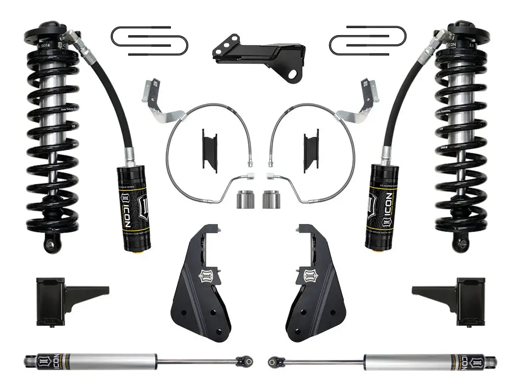 Icon | 2023-2025 Ford F250 / F350 4Wd 4-5.5 Inch Lift Stage 1 Coilover Conversion System 1