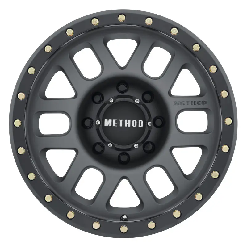 Method | Mr309 Grid 18X9 +18Mm Offset 8X6.5 130.81Mm Cb Titanium/Black Street Loc Wheel *Discontinued* 2