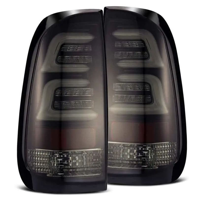 Alpharex 97-03 Ford F-150 (Excl 4 Door Supercrew Cab) Pro-Series Led Tail Lights Jet Black 1