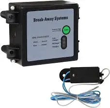 Trailer Breakaway Kit, Led Test Controller System, Universal For Brakes Of Trailer Vehicle Automotive 1