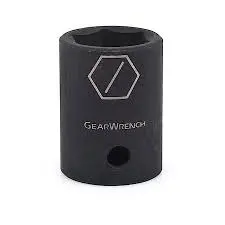 1/2 In. Drive 6 Point Standard Impact Socket 7/16 In 1