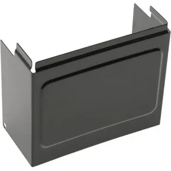 Drag Specialties Battery Cover - Raised - Black Harley Davidson 1