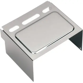 Drag Specialties Chrome Battery Cover Raised Harley Davidson 1