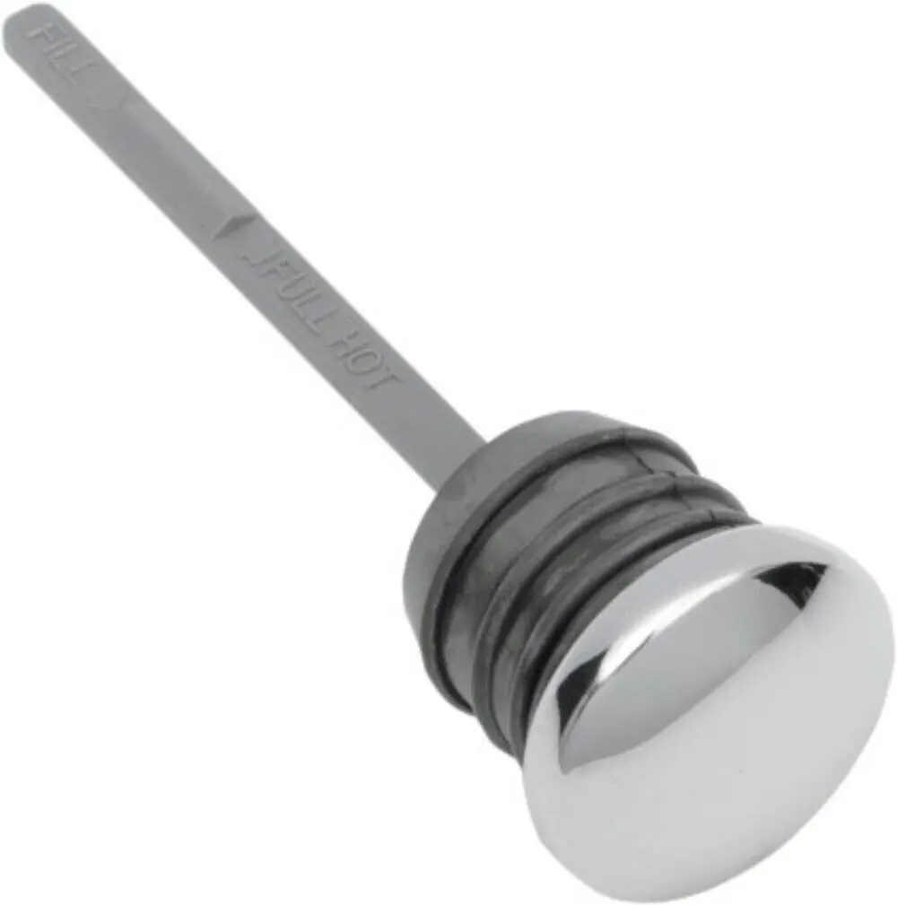 Drag Specialties Chrome Oil Dipstick For Harley-Davidson Softail Flst Fxst 2000‑2017 – Replaces 62845‑00A 1