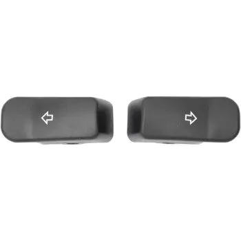 Black Turn Signal Switch Extensions For Harley 2012-2018 Softail, 2012-2017 Dyna, And 2014-2018 Xl Models 1