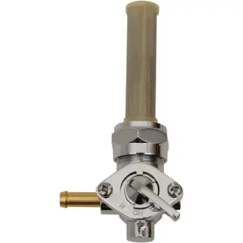 Drag Specialties 0705-0282 Fuel Petcock - Forward - Chrome - 22 Mm 1