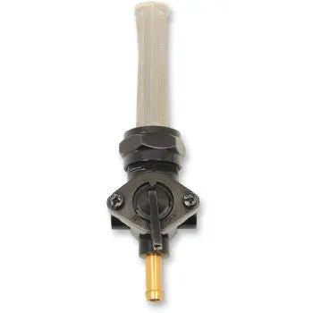 Drag Specialties 0705-0306 Fuel Petcock Valve- Downward - Gloss Black - 22 Mm 1