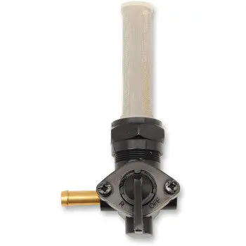 Drag Specialties 0705-0307 Fuel Petcock Valve - Forward - Gloss Black - 22 Mm 1