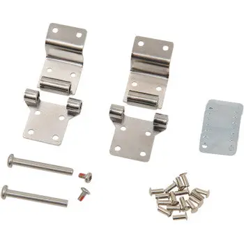 Drag Specialties Tour‑Pack Hinge Kit – Harley Touring 1999–2013 – Complete Set 1