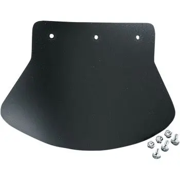 Drag Specialties Ds‑393702 Medium Mud Flap – 9.5" X 6.5" – Plain Rubber Cruiser/Harley 1