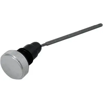Drag Specialties 0710-0153 Custom Oil Dipstick - Peaked - Chrome - Dyna 1