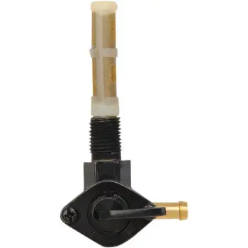 Drag Specialties 1/4" Npt Petcock Petcock - Black - 1/4" Npt - 90 Degree 1