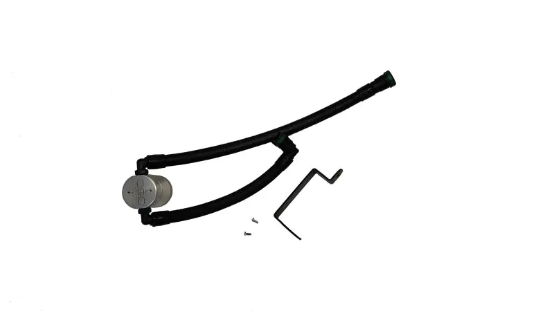 J&L | 2025 Ford Bronco / Ranger 2.3L Oil Separator 3.0 Pcv Side - Clear Anodized 1