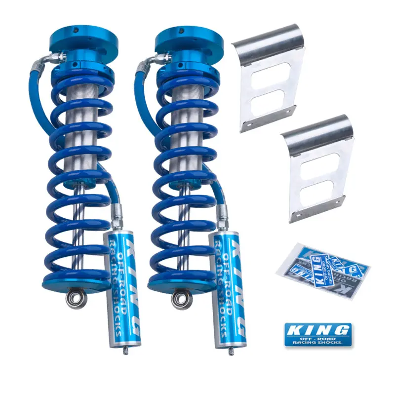 King Shocks | 2005+ Ford F-250 / F-350 4Wd Front 2.5 Remote Reservoir Coilover Conversion - Pair 1