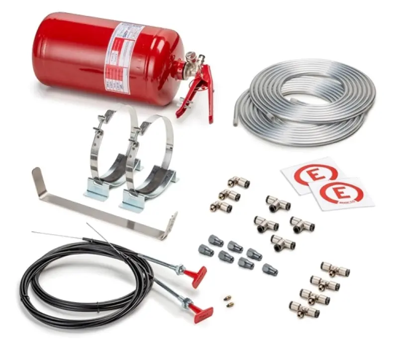 Sparco 4.25-Liter Mechanical Fire Extinguisher System – Steel Construction 1