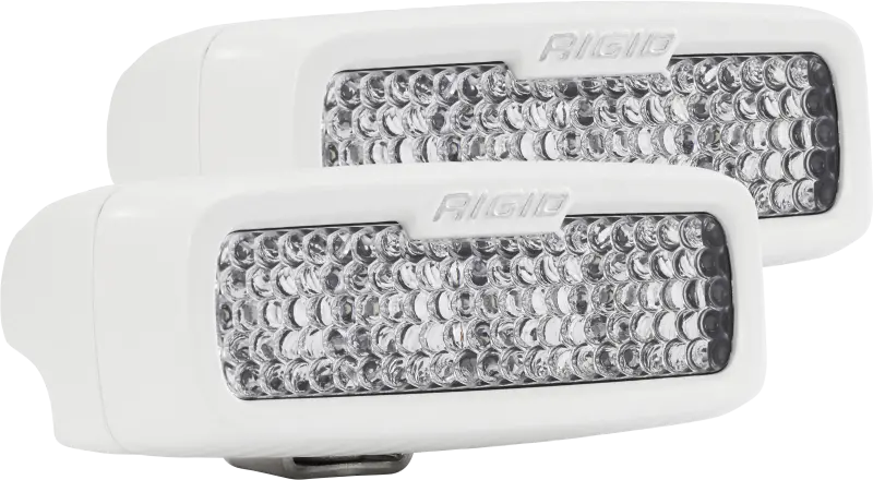 Rigid Industries | M-Series -Srq -60 Deg. Lens -White - Set Of 2 1