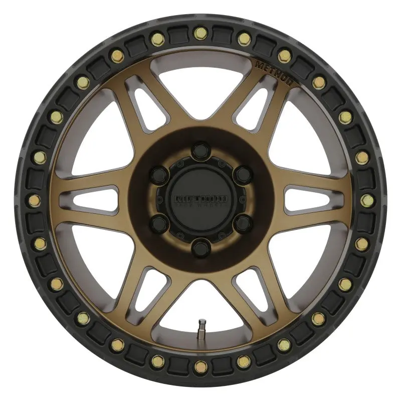 Method | Mr106 Beadlock 17X9 -44Mm Offset 6X5.5 108Mm Cb Method | Bronze W/Bh-H24125 Wheel 2