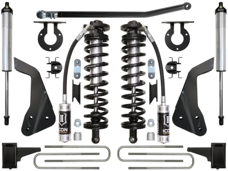 Icon 08-10 Ford F-250/F-350 4-5.5In Stage 2 Coilover Conversion System 1