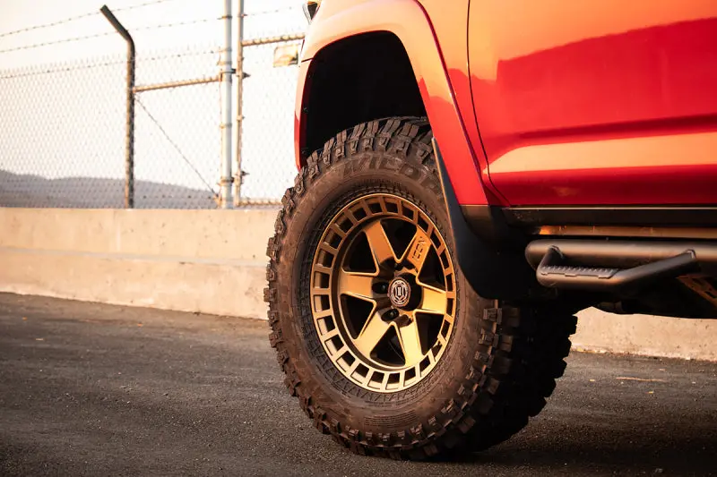 Icon Raider 17X8.5 6X5.5 0Mm Offset 4.75In Bs Satin Brass Wheel 1