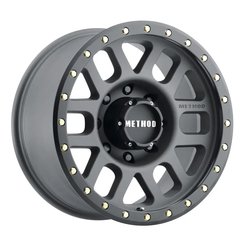 Method | Mr309 Grid 17X8.5 0Mm Offset 8X6.5 130.81Mm Cb Titanium/Black Street Loc Wheel 1