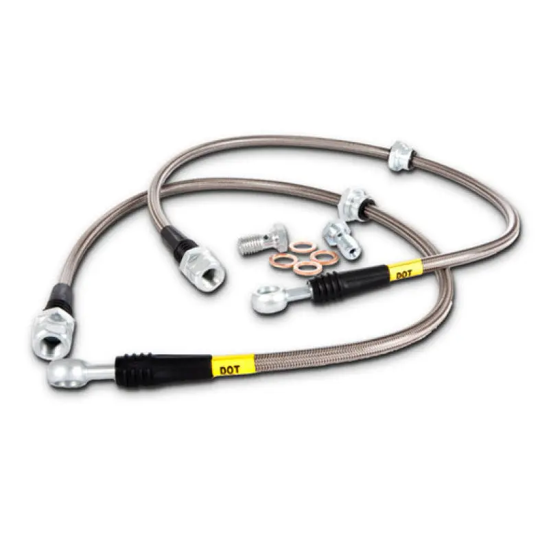 Stoptech 10+ Camaro Ss V8 Stainless Steel Rear Brake Lines 1
