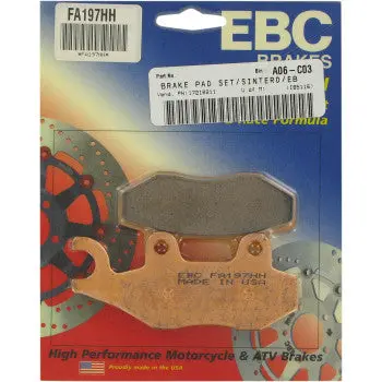 Ebc Fa197hh Sintered "Hh" Brake Pads Set 1