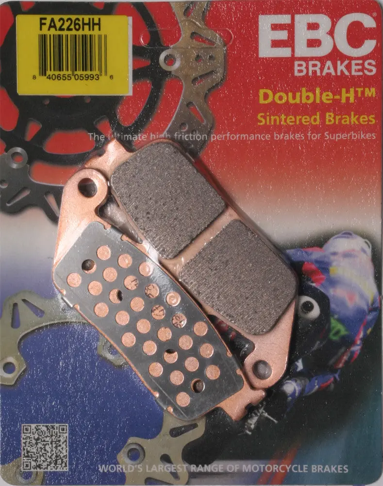 Ebc Fa226hh Sintered Brake Pads Front For Triumph Street Trip 675, Tiger 800/Xc 1