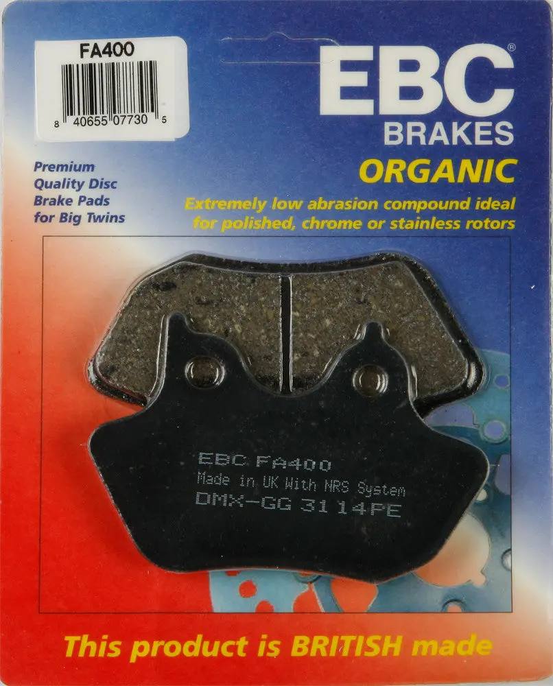 Ebc Fa400 Organic Harley/Buell Brake Pads Set 1