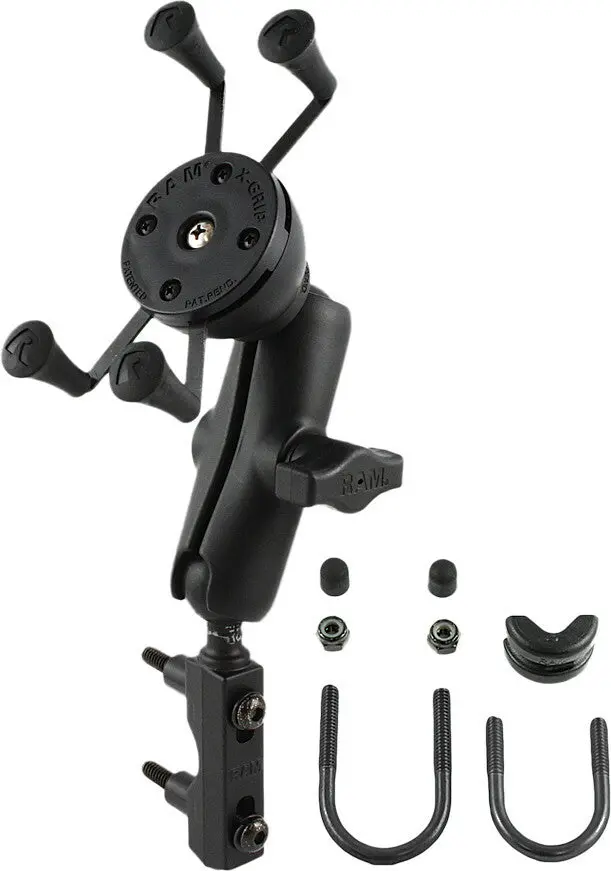 Ram X‑Grip Motorcycle Mount Large – Brake/Clutch Reservoir Or Rail Mount – Universal Large Phone Holder – Made In Usa 1