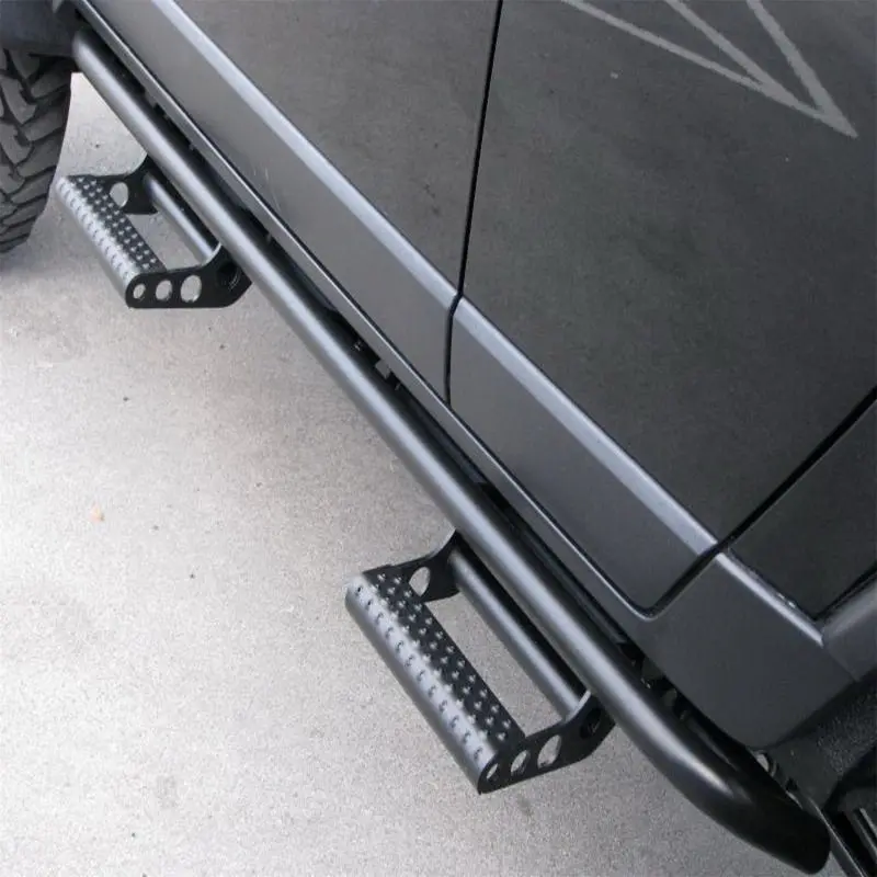 N-Fab Rkr Step System For 2010–2017 Dodge Ram 2500/3500 Crew Cab – Textured Black, 1.75" Diameter 1