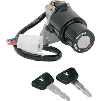 Emgo 40-71340 Direct Replacement Ignition Switch With Keys For Yamaha Motorcycle Models 1