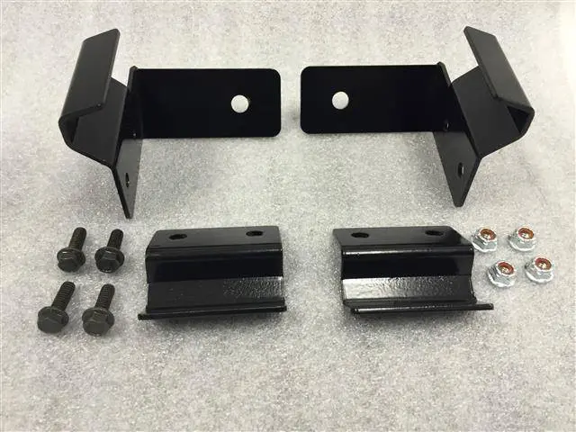Emp Light Bracket Set – Polaris Ranger & General Pro‑Fit Cage (2013‑2020) – Led Light Mounts, Powder‑Coated Black 1