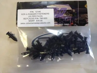Emp Utv Body Fasteners – 25 Pack – Fits Polaris Rzr, Ranger, Can-Am, Pioneer, Spyder, Teryx – 5/16" Hole Rivet Style 1
