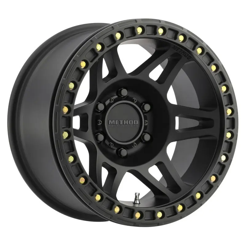 Method | Mr106 Beadlock 17X9 -44Mm Offset 5X5 71.5Mm Cb Matte Black W/Bh-H24125 Wheel 1