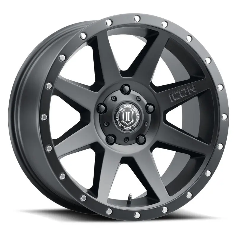 Icon Rebound 20X9 5X150 16Mm Offset 5.625In Bs Satin Black Wheel 1