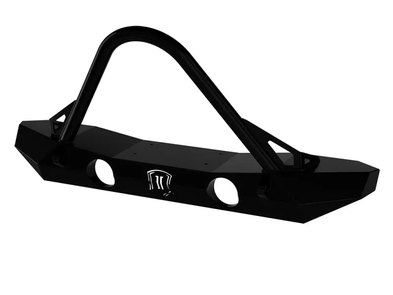 Icon 07-18 Jeep Wrangler Jk Pro Series Mid Width Front Bumper W/Stinger/Tabs 1
