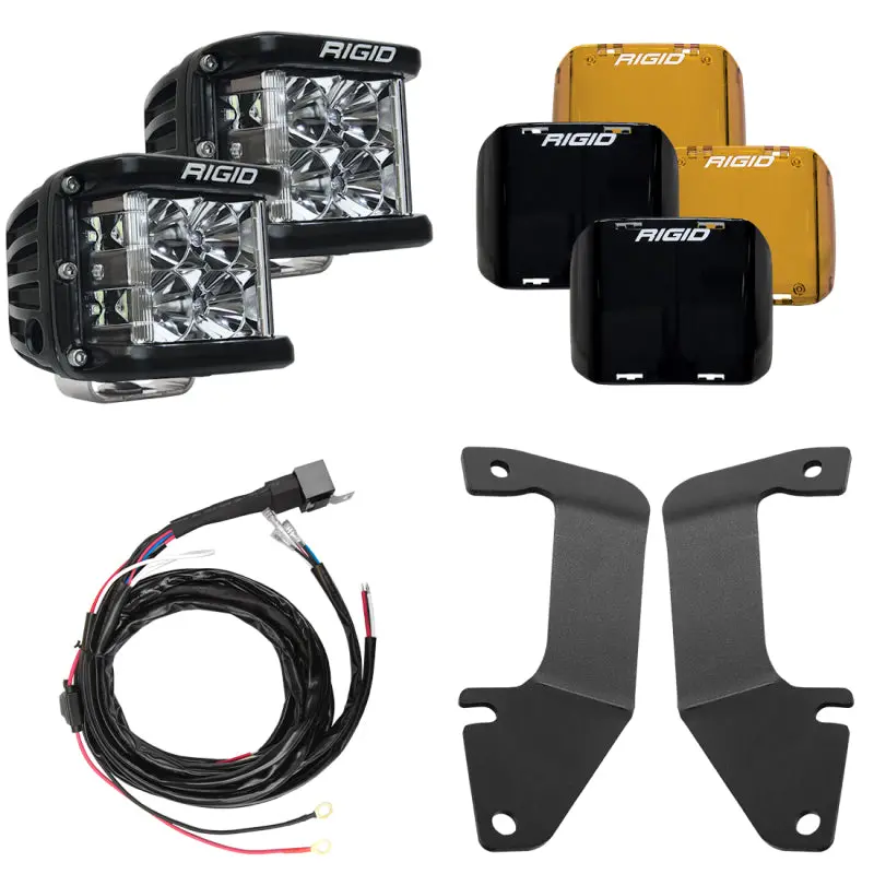 Rigid Industries | 2014-2021 Toyota Tundra A-Pillar Light Kit (Includes D-Ss Flood) 1