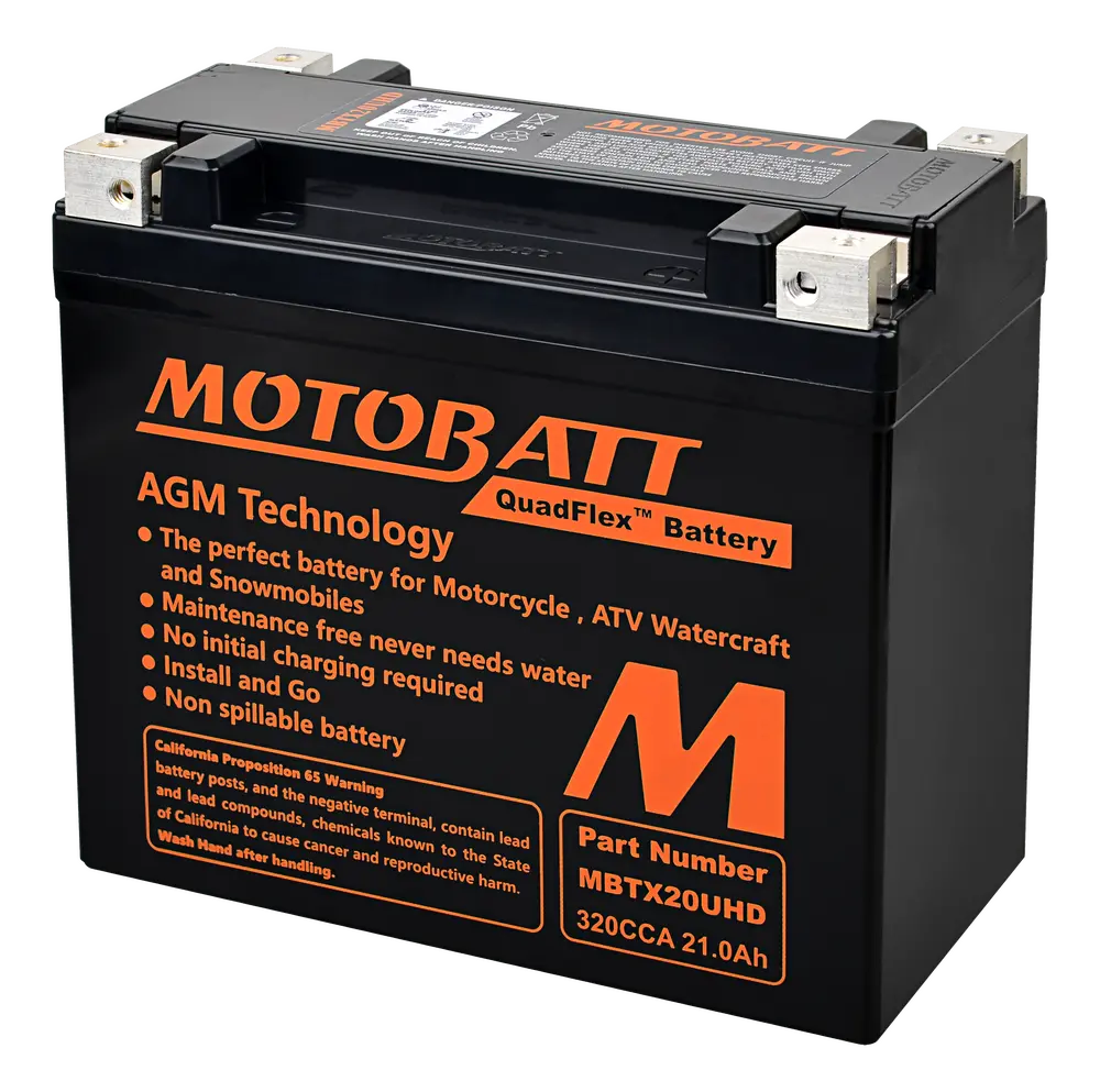 Motobatt Battery Mbtx20u (Hd) Sealed Factory‑Activated Replaces: 12N16‑3A, 12N16‑3B, 12N16‑4A, 12N16‑4B, Yb16a, Yb16a2, Yb16l‑A, Yb16l‑A2, Yb16‑B, Yb16‑B2, Yb16lb2, Syb16l‑B, Yb16‑B‑Cx, Yb16c‑B, Yb16cl‑B, Yb16hl‑A‑Cx, Yb16l‑B 1
