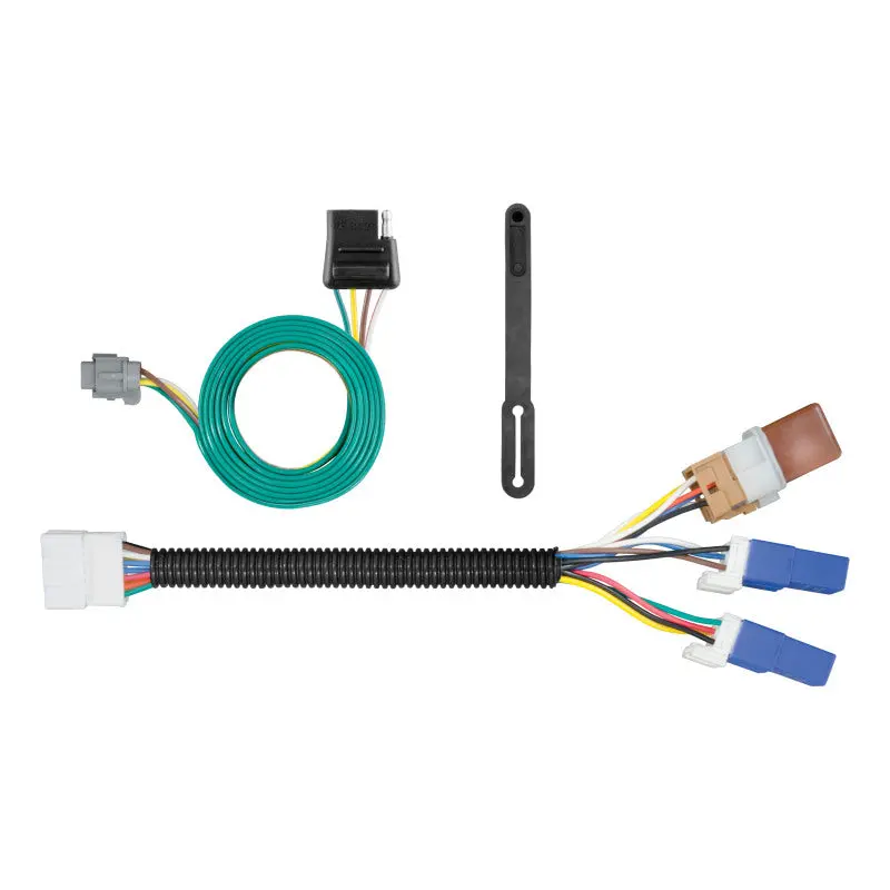 Curt Custom Wiring Harness – 4-Way Flat Trailer Connector For Nissan Pathfinder (2005–2019) 1