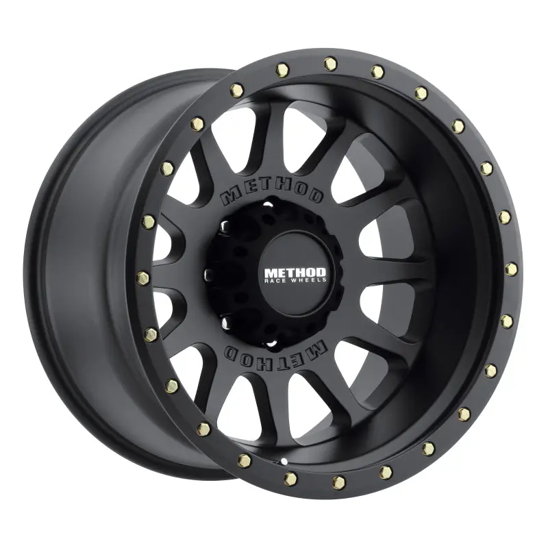 Method | Mr605 Nv 20X9 -12Mm Offset 8X180 124.1Mm Cb Matte Black Wheel 1