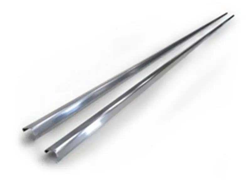 Amp Research | 79 Inch Powerstep Silver Trim Strip 1