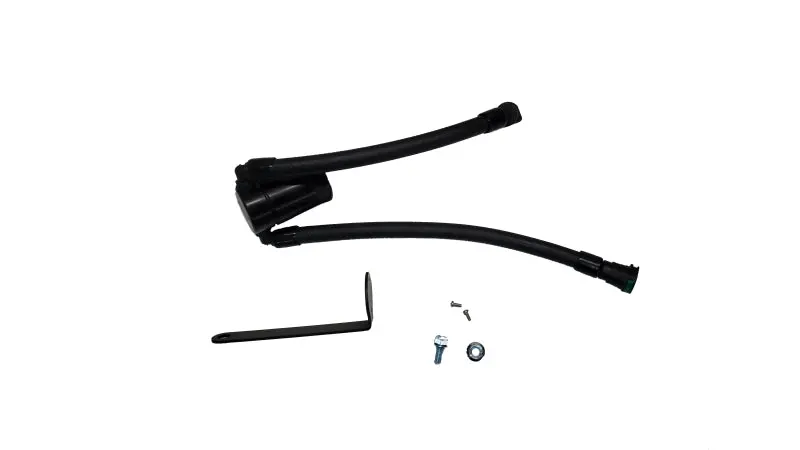 J&L | 2023-2025 Ford F-150 Raptor R Oil Separator 3.0 Passenger Side - Black Anodized 1