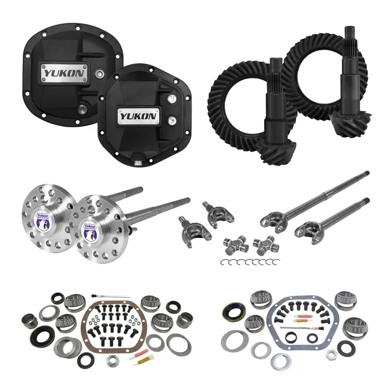 Yukon Gear | Jeep Wrangler Jk Stage 4 Master Overhaul Kit With Differential Covers - 4.88 Ratio 1