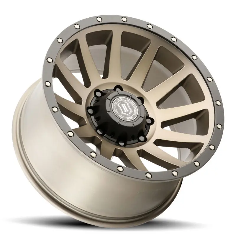 Icon Compression 20X10 8X180 -19Mm Offset 4.75In Bs 124.2Mm Bore Bronze Wheel 2