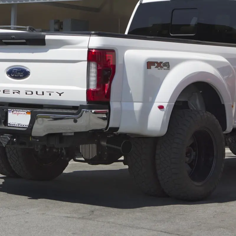 Banks Power | 2017-2019 Ford 6.7L F250-350-450 4In Monster Exhaust System - Single Exit With Black Tip 1